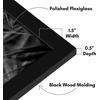 image:imageAmericanflat 20x30 Poster Frame  White Engineered Wood with Polished Plexiglass  Wide Picture Frame for Vertical or Horizontal Wall Display  Epic Collection  White  Polished plexiglass front hangs vertical or horizontal sawtooth hangers included fits photos posters and artBlack