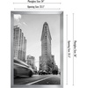 image:imageAmericanflat 20x30 Poster Frame  White Engineered Wood with Polished Plexiglass  Wide Picture Frame for Vertical or Horizontal Wall Display  Epic Collection  White  Polished plexiglass front hangs vertical or horizontal sawtooth hangers included fits photos posters and artSilver