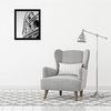 image:imageAmericanflat 20x30 Poster Frame  White Engineered Wood with Polished Plexiglass  Wide Picture Frame for Vertical or Horizontal Wall Display  Epic Collection  White  Polished plexiglass front hangs vertical or horizontal sawtooth hangers included fits photos posters and artBlack