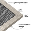 image:imageAmericanflat 20x30 Poster Frame  White Engineered Wood with Polished Plexiglass  Wide Picture Frame for Vertical or Horizontal Wall Display  Epic Collection  White  Polished plexiglass front hangs vertical or horizontal sawtooth hangers included fits photos posters and artDriftwood
