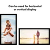 image:imageAmericanflat 20x30 Poster Frame  White Engineered Wood with Polished Plexiglass  Wide Picture Frame for Vertical or Horizontal Wall Display  Epic Collection  White  Polished plexiglass front hangs vertical or horizontal sawtooth hangers included fits photos posters and artBlack
