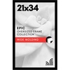 image:imageAmericanflat 20x30 Poster Frame  White Engineered Wood with Polished Plexiglass  Wide Picture Frame for Vertical or Horizontal Wall Display  Epic Collection  White  Polished plexiglass front hangs vertical or horizontal sawtooth hangers included fits photos posters and artBlack