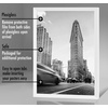 image:imageAmericanflat 20x30 Poster Frame  White Engineered Wood with Polished Plexiglass  Wide Picture Frame for Vertical or Horizontal Wall Display  Epic Collection  White  Polished plexiglass front hangs vertical or horizontal sawtooth hangers included fits photos posters and artWhite