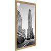 image:imageAmericanflat 20x30 Poster Frame  White Engineered Wood with Polished Plexiglass  Wide Picture Frame for Vertical or Horizontal Wall Display  Epic Collection  White  Polished plexiglass front hangs vertical or horizontal sawtooth hangers included fits photos posters and artPine