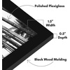image:imageAmericanflat 20x30 Poster Frame  White Engineered Wood with Polished Plexiglass  Wide Picture Frame for Vertical or Horizontal Wall Display  Epic Collection  White  Polished plexiglass front hangs vertical or horizontal sawtooth hangers included fits photos posters and artBlack