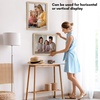 image:imageAmericanflat 20x30 Poster Frame  White Engineered Wood with Polished Plexiglass  Wide Picture Frame for Vertical or Horizontal Wall Display  Epic Collection  White  Polished plexiglass front hangs vertical or horizontal sawtooth hangers included fits photos posters and artNatural Oak