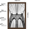 image:imageAmericanflat 20x30 Poster Frame  White Engineered Wood with Polished Plexiglass  Wide Picture Frame for Vertical or Horizontal Wall Display  Epic Collection  White  Polished plexiglass front hangs vertical or horizontal sawtooth hangers included fits photos posters and artWalnut