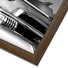 image:imageAmericanflat 20x30 Poster Frame  White Engineered Wood with Polished Plexiglass  Wide Picture Frame for Vertical or Horizontal Wall Display  Epic Collection  White  Polished plexiglass front hangs vertical or horizontal sawtooth hangers included fits photos posters and artMahogany