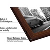 image:imageAmericanflat 20x30 Poster Frame  White Engineered Wood with Polished Plexiglass  Wide Picture Frame for Vertical or Horizontal Wall Display  Epic Collection  White  Polished plexiglass front hangs vertical or horizontal sawtooth hangers included fits photos posters and artWalnut