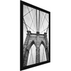 image:imageAmericanflat 20x30 Poster Frame  White Engineered Wood with Polished Plexiglass  Wide Picture Frame for Vertical or Horizontal Wall Display  Epic Collection  White  Polished plexiglass front hangs vertical or horizontal sawtooth hangers included fits photos posters and artBlack