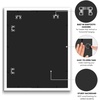 image:imageAmericanflat 20x30 Poster Frame  White Engineered Wood with Polished Plexiglass  Wide Picture Frame for Vertical or Horizontal Wall Display  Epic Collection  White  Polished plexiglass front hangs vertical or horizontal sawtooth hangers included fits photos posters and artWhite