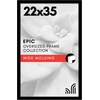 image:imageAmericanflat 20x30 Poster Frame  White Engineered Wood with Polished Plexiglass  Wide Picture Frame for Vertical or Horizontal Wall Display  Epic Collection  White  Polished plexiglass front hangs vertical or horizontal sawtooth hangers included fits photos posters and artBlack