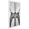 image:imageAmericanflat 20x30 Poster Frame  White Engineered Wood with Polished Plexiglass  Wide Picture Frame for Vertical or Horizontal Wall Display  Epic Collection  White  Polished plexiglass front hangs vertical or horizontal sawtooth hangers included fits photos posters and artWhite