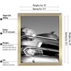 image:imageAmericanflat 20x30 Poster Frame  White Engineered Wood with Polished Plexiglass  Wide Picture Frame for Vertical or Horizontal Wall Display  Epic Collection  White  Polished plexiglass front hangs vertical or horizontal sawtooth hangers included fits photos posters and artGold