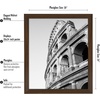 image:imageAmericanflat 20x30 Poster Frame  White Engineered Wood with Polished Plexiglass  Wide Picture Frame for Vertical or Horizontal Wall Display  Epic Collection  White  Polished plexiglass front hangs vertical or horizontal sawtooth hangers included fits photos posters and artWalnut