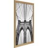 image:imageAmericanflat 20x30 Poster Frame  White Engineered Wood with Polished Plexiglass  Wide Picture Frame for Vertical or Horizontal Wall Display  Epic Collection  White  Polished plexiglass front hangs vertical or horizontal sawtooth hangers included fits photos posters and artPine