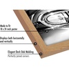 image:imageAmericanflat 20x30 Poster Frame  White Engineered Wood with Polished Plexiglass  Wide Picture Frame for Vertical or Horizontal Wall Display  Epic Collection  White  Polished plexiglass front hangs vertical or horizontal sawtooth hangers included fits photos posters and artDark Oak