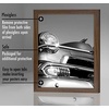 image:imageAmericanflat 20x30 Poster Frame  White Engineered Wood with Polished Plexiglass  Wide Picture Frame for Vertical or Horizontal Wall Display  Epic Collection  White  Polished plexiglass front hangs vertical or horizontal sawtooth hangers included fits photos posters and artMahogany