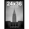 image:imageAmericanflat 20x30 Poster Frame  White Engineered Wood with Polished Plexiglass  Wide Picture Frame for Vertical or Horizontal Wall Display  Epic Collection  White  Polished plexiglass front hangs vertical or horizontal sawtooth hangers included fits photos posters and artBlack