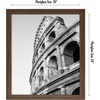 image:imageAmericanflat 20x30 Poster Frame  White Engineered Wood with Polished Plexiglass  Wide Picture Frame for Vertical or Horizontal Wall Display  Epic Collection  White  Polished plexiglass front hangs vertical or horizontal sawtooth hangers included fits photos posters and artMahogany