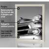 image:imageAmericanflat 20x30 Poster Frame  White Engineered Wood with Polished Plexiglass  Wide Picture Frame for Vertical or Horizontal Wall Display  Epic Collection  White  Polished plexiglass front hangs vertical or horizontal sawtooth hangers included fits photos posters and artGray