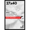image:imageAmericanflat 20x30 Poster Frame  White Engineered Wood with Polished Plexiglass  Wide Picture Frame for Vertical or Horizontal Wall Display  Epic Collection  White  Polished plexiglass front hangs vertical or horizontal sawtooth hangers included fits photos posters and artBlack