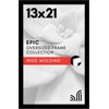 image:imageAmericanflat 20x30 Poster Frame  White Engineered Wood with Polished Plexiglass  Wide Picture Frame for Vertical or Horizontal Wall Display  Epic Collection  White  Polished plexiglass front hangs vertical or horizontal sawtooth hangers included fits photos posters and artBlack