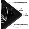 image:imageAmericanflat 20x30 Poster Frame  White Engineered Wood with Polished Plexiglass  Wide Picture Frame for Vertical or Horizontal Wall Display  Epic Collection  White  Polished plexiglass front hangs vertical or horizontal sawtooth hangers included fits photos posters and artBlack
