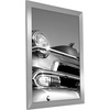 image:imageAmericanflat 20x30 Poster Frame  White Engineered Wood with Polished Plexiglass  Wide Picture Frame for Vertical or Horizontal Wall Display  Epic Collection  White  Polished plexiglass front hangs vertical or horizontal sawtooth hangers included fits photos posters and artSilver