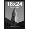 image:imageAmericanflat 20x30 Poster Frame  White Engineered Wood with Polished Plexiglass  Wide Picture Frame for Vertical or Horizontal Wall Display  Epic Collection  White  Polished plexiglass front hangs vertical or horizontal sawtooth hangers included fits photos posters and artBlack