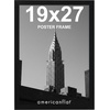 image:imageAmericanflat 20x30 Poster Frame  White Engineered Wood with Polished Plexiglass  Wide Picture Frame for Vertical or Horizontal Wall Display  Epic Collection  White  Polished plexiglass front hangs vertical or horizontal sawtooth hangers included fits photos posters and artBlack
