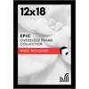 image:imageAmericanflat 20x30 Poster Frame  White Engineered Wood with Polished Plexiglass  Wide Picture Frame for Vertical or Horizontal Wall Display  Epic Collection  White  Polished plexiglass front hangs vertical or horizontal sawtooth hangers included fits photos posters and artBlack