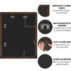 image:imageAmericanflat 20x30 Poster Frame  White Engineered Wood with Polished Plexiglass  Wide Picture Frame for Vertical or Horizontal Wall Display  Epic Collection  White  Polished plexiglass front hangs vertical or horizontal sawtooth hangers included fits photos posters and artWalnut