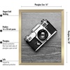 image:imageAmericanflat 20x30 Poster Frame  White Engineered Wood with Polished Plexiglass  Wide Picture Frame for Vertical or Horizontal Wall Display  Epic Collection  White  Polished plexiglass front hangs vertical or horizontal sawtooth hangers included fits photos posters and artGold