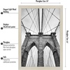 image:imageAmericanflat 20x30 Poster Frame  White Engineered Wood with Polished Plexiglass  Wide Picture Frame for Vertical or Horizontal Wall Display  Epic Collection  White  Polished plexiglass front hangs vertical or horizontal sawtooth hangers included fits photos posters and artLight Wood