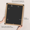 image:imageAmericanflat 20x30 Poster Frame  White Engineered Wood with Polished Plexiglass  Wide Picture Frame for Vertical or Horizontal Wall Display  Epic Collection  White  Polished plexiglass front hangs vertical or horizontal sawtooth hangers included fits photos posters and artDark Oak