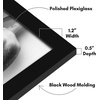 image:imageAmericanflat 20x30 Poster Frame  White Engineered Wood with Polished Plexiglass  Wide Picture Frame for Vertical or Horizontal Wall Display  Epic Collection  White  Polished plexiglass front hangs vertical or horizontal sawtooth hangers included fits photos posters and artBlack