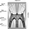 image:imageAmericanflat 20x30 Poster Frame  White Engineered Wood with Polished Plexiglass  Wide Picture Frame for Vertical or Horizontal Wall Display  Epic Collection  White  Polished plexiglass front hangs vertical or horizontal sawtooth hangers included fits photos posters and artSilver