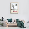 image:imageAmericanflat 20x30 Poster Frame  White Engineered Wood with Polished Plexiglass  Wide Picture Frame for Vertical or Horizontal Wall Display  Epic Collection  White  Polished plexiglass front hangs vertical or horizontal sawtooth hangers included fits photos posters and artNatural Oak