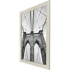 image:imageAmericanflat 20x30 Poster Frame  White Engineered Wood with Polished Plexiglass  Wide Picture Frame for Vertical or Horizontal Wall Display  Epic Collection  White  Polished plexiglass front hangs vertical or horizontal sawtooth hangers included fits photos posters and artLight Wood