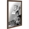 image:imageAmericanflat 20x30 Poster Frame  White Engineered Wood with Polished Plexiglass  Wide Picture Frame for Vertical or Horizontal Wall Display  Epic Collection  White  Polished plexiglass front hangs vertical or horizontal sawtooth hangers included fits photos posters and artMahogany