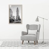 image:imageAmericanflat 20x30 Poster Frame  White Engineered Wood with Polished Plexiglass  Wide Picture Frame for Vertical or Horizontal Wall Display  Epic Collection  White  Polished plexiglass front hangs vertical or horizontal sawtooth hangers included fits photos posters and artDriftwood