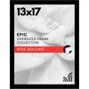 image:imageAmericanflat 20x30 Poster Frame  White Engineered Wood with Polished Plexiglass  Wide Picture Frame for Vertical or Horizontal Wall Display  Epic Collection  White  Polished plexiglass front hangs vertical or horizontal sawtooth hangers included fits photos posters and artBlack