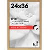 image:imageAmericanflat 20x30 Poster Frame  White Engineered Wood with Polished Plexiglass  Wide Picture Frame for Vertical or Horizontal Wall Display  Epic Collection  White  Polished plexiglass front hangs vertical or horizontal sawtooth hangers included fits photos posters and artPine