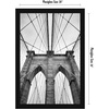 image:imageAmericanflat 20x30 Poster Frame  White Engineered Wood with Polished Plexiglass  Wide Picture Frame for Vertical or Horizontal Wall Display  Epic Collection  White  Polished plexiglass front hangs vertical or horizontal sawtooth hangers included fits photos posters and artBlack