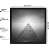 image:imageAmericanflat 20x30 Poster Frame  White Engineered Wood with Polished Plexiglass  Wide Picture Frame for Vertical or Horizontal Wall Display  Epic Collection  White  Polished plexiglass front hangs vertical or horizontal sawtooth hangers included fits photos posters and artBlack