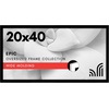 image:imageAmericanflat 20x30 Poster Frame  White Engineered Wood with Polished Plexiglass  Wide Picture Frame for Vertical or Horizontal Wall Display  Epic Collection  White  Polished plexiglass front hangs vertical or horizontal sawtooth hangers included fits photos posters and artBlack