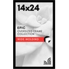 image:imageAmericanflat 20x30 Poster Frame  White Engineered Wood with Polished Plexiglass  Wide Picture Frame for Vertical or Horizontal Wall Display  Epic Collection  White  Polished plexiglass front hangs vertical or horizontal sawtooth hangers included fits photos posters and artBlack