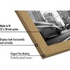 image:imageAmericanflat 20x30 Poster Frame  White Engineered Wood with Polished Plexiglass  Wide Picture Frame for Vertical or Horizontal Wall Display  Epic Collection  White  Polished plexiglass front hangs vertical or horizontal sawtooth hangers included fits photos posters and artPine