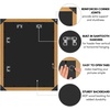 image:imageAmericanflat 20x30 Poster Frame  White Engineered Wood with Polished Plexiglass  Wide Picture Frame for Vertical or Horizontal Wall Display  Epic Collection  White  Polished plexiglass front hangs vertical or horizontal sawtooth hangers included fits photos posters and artPine